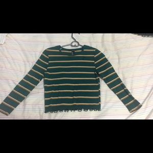 Cropped Long Sleeve Shirt